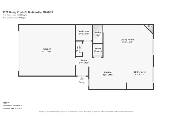 $315,000 | 2929 Stoney Creek Court, Unit 102, Hudsonville, MI 49426