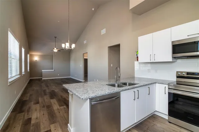 a view of small space with racks on the wall