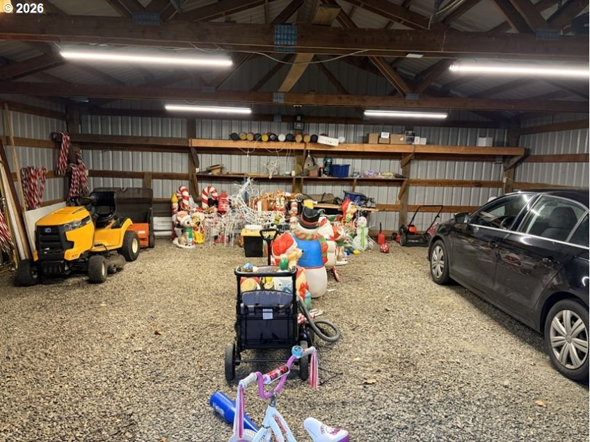 503 Old Pioneer Road Sutherlin, OR 97479 - Photo 23 of 48 a view of a garage with storage