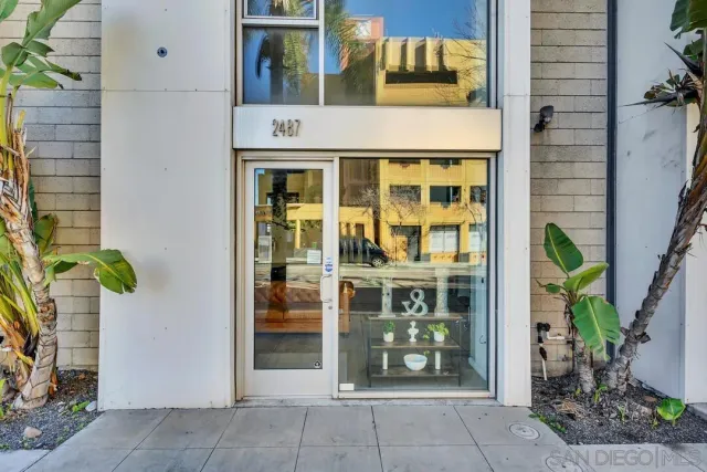 a view of a pathway with a house