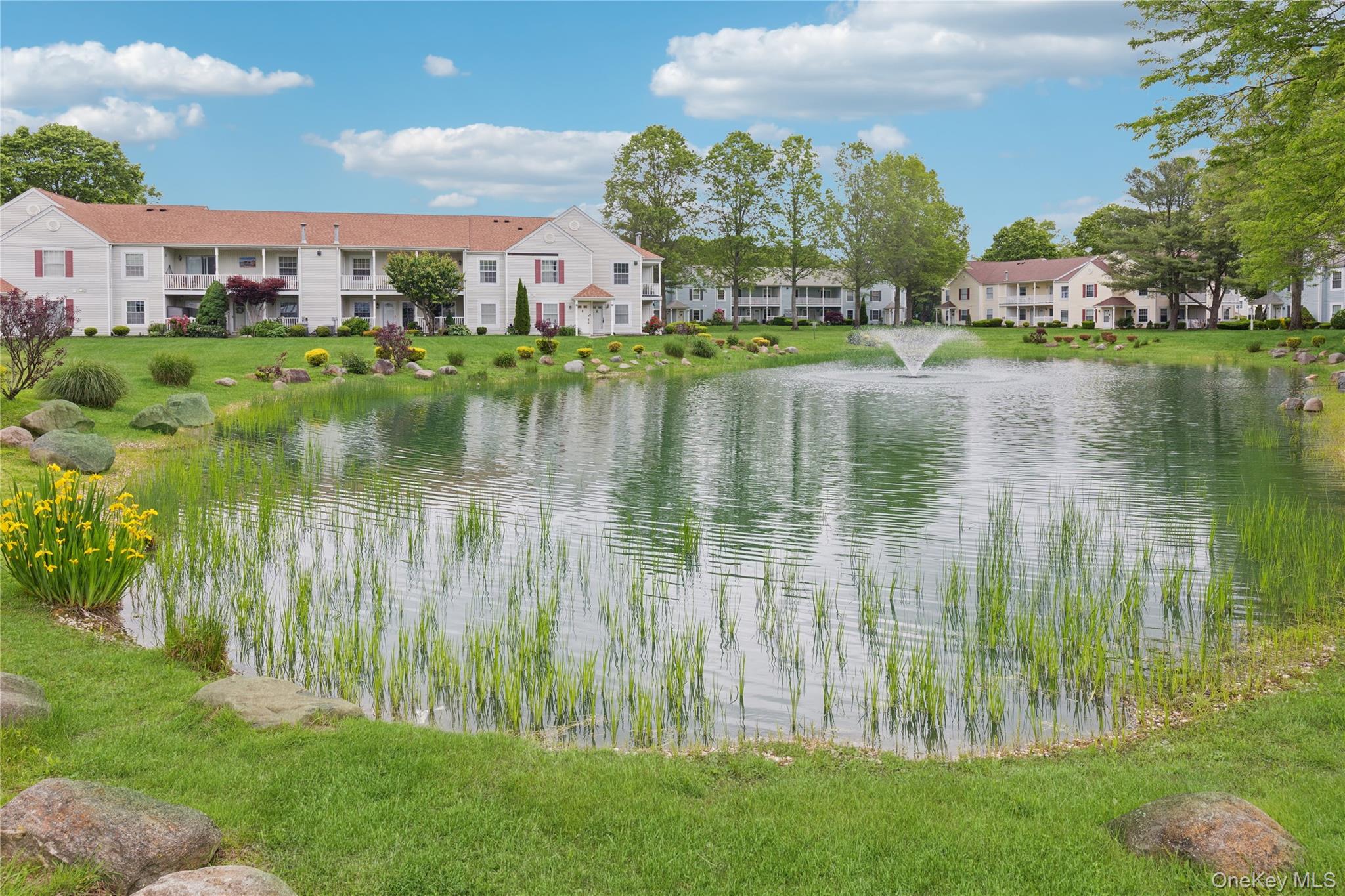 241 Fairview Circle Middle Island, NY 11953 - Photo 21 of 24 a view of a lake with a building in the background
