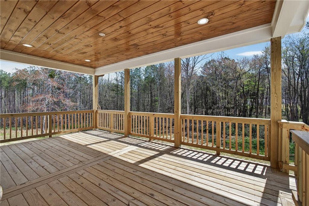 88 Carolyn Path Rockmart, GA 30153 - Photo 13 of 73 a view of balcony with wooden floor