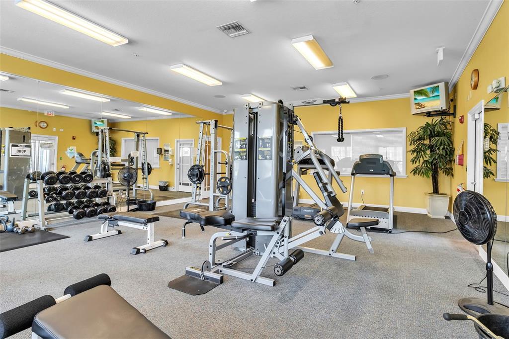 5511 Rosehill Road, Unit 203 Sarasota, FL 34233 - Photo 42 of 49 a view of a room with gym equipment