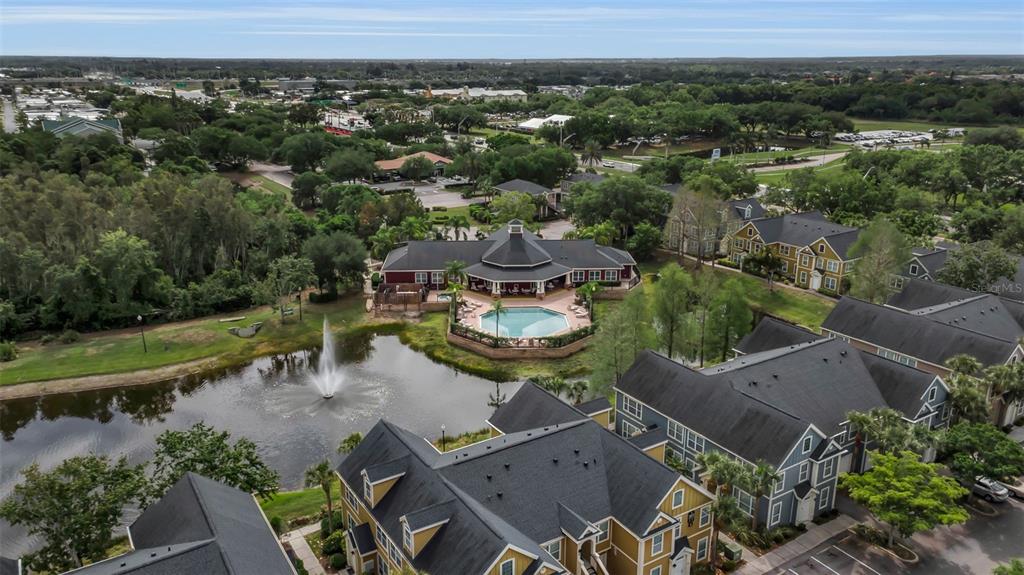 5511 Rosehill Road, Unit 203 Sarasota, FL 34233 - Photo 48 of 49 an aerial view of a house with a garden