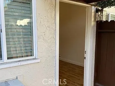 a view of entrance gate of a house