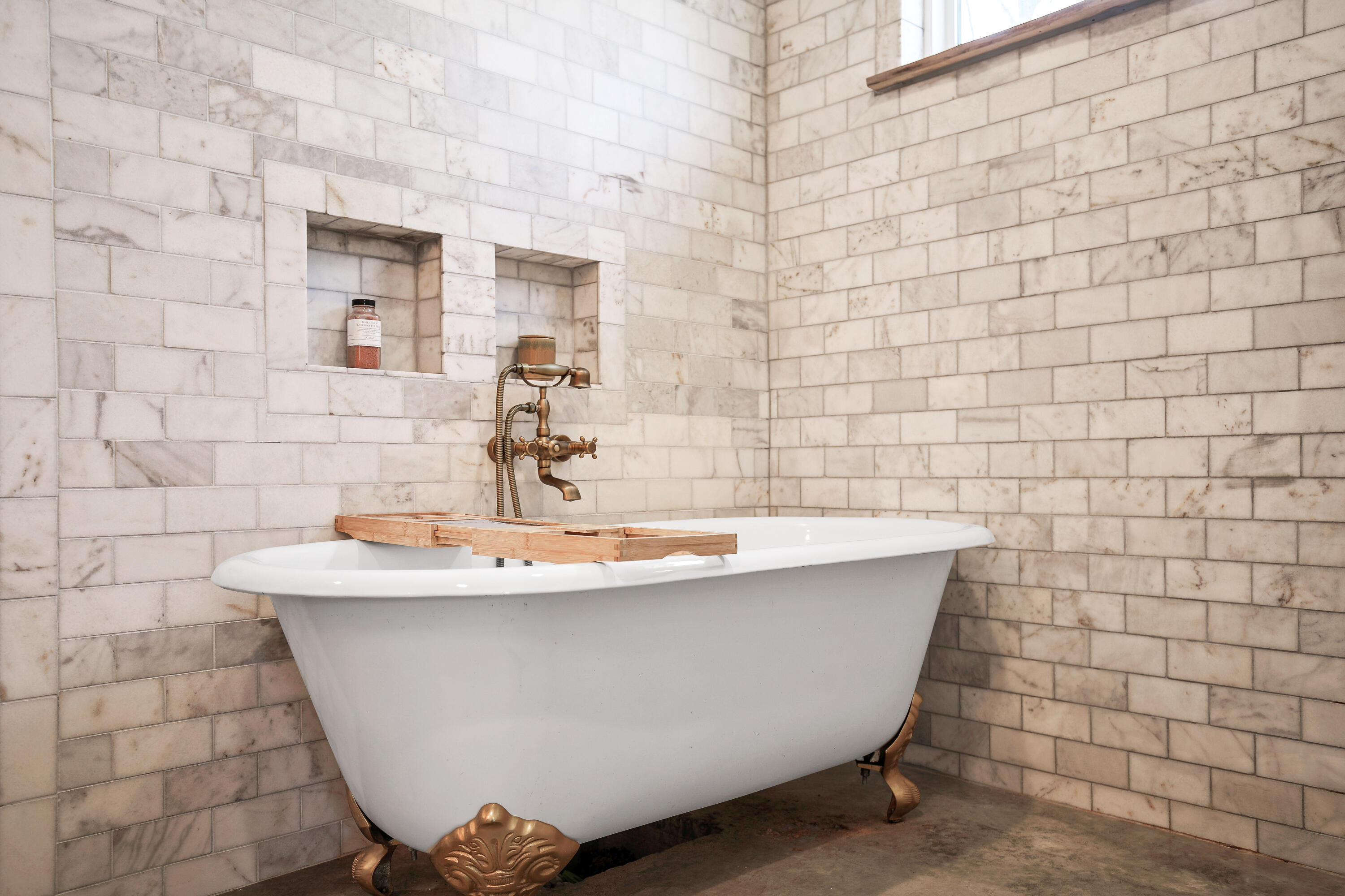 1125 Durham Road Rising Fawn, GA 30738 - Photo 20 of 36 Cast Iron tub with copper fixtures