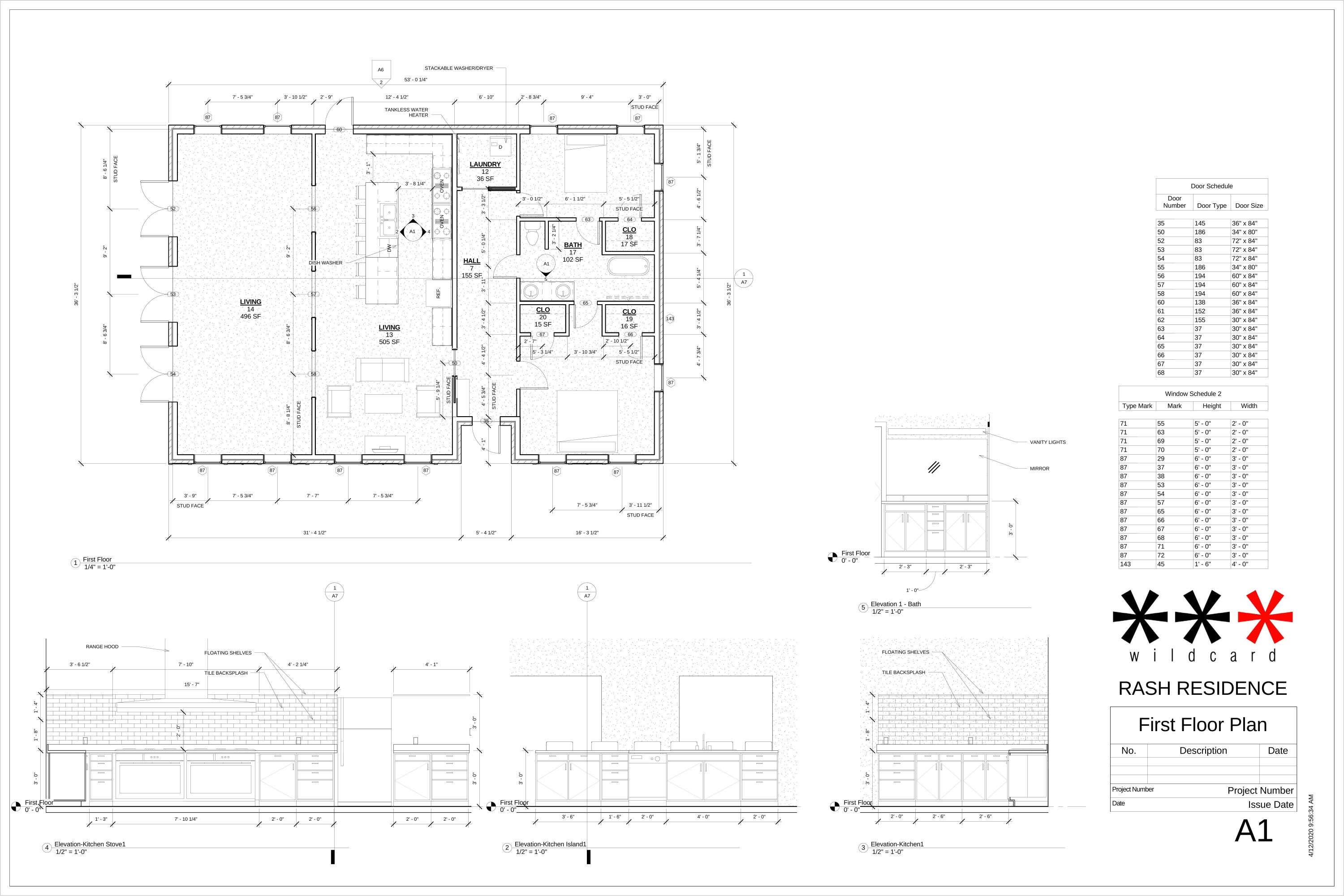 1125 Durham Road Rising Fawn, GA 30738 - Photo 35 of 36 - - Sheet - A1 - First Floor Plan (2)