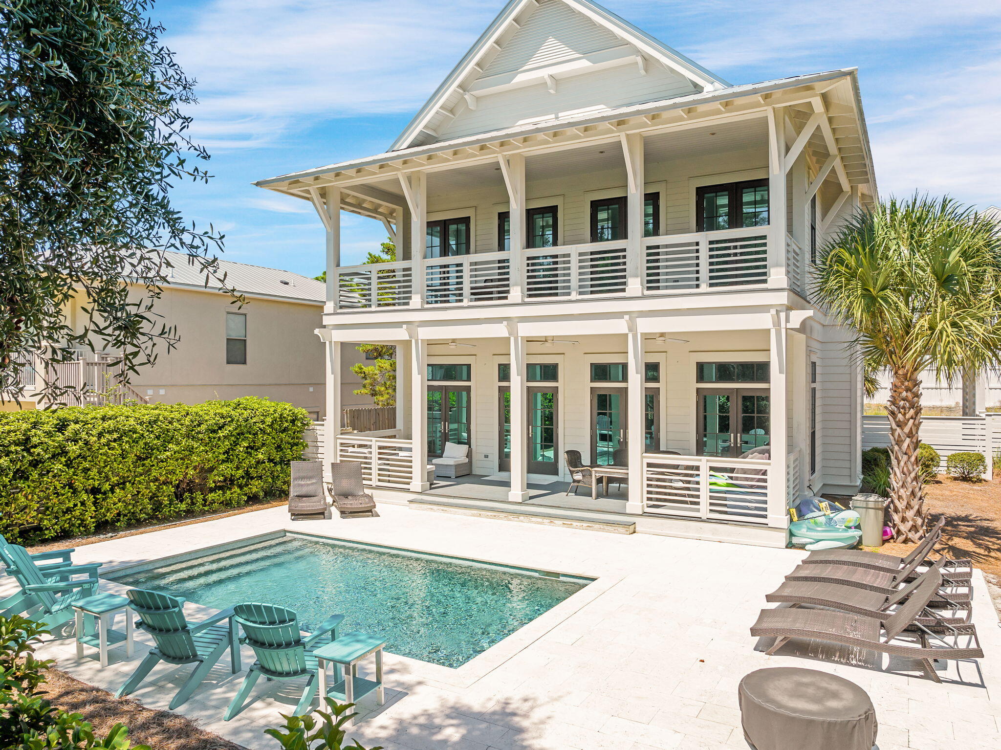 45 Mary Street Santa Rosa Beach, FL 32459 - Photo 31 of 46 front view of a house with a yard