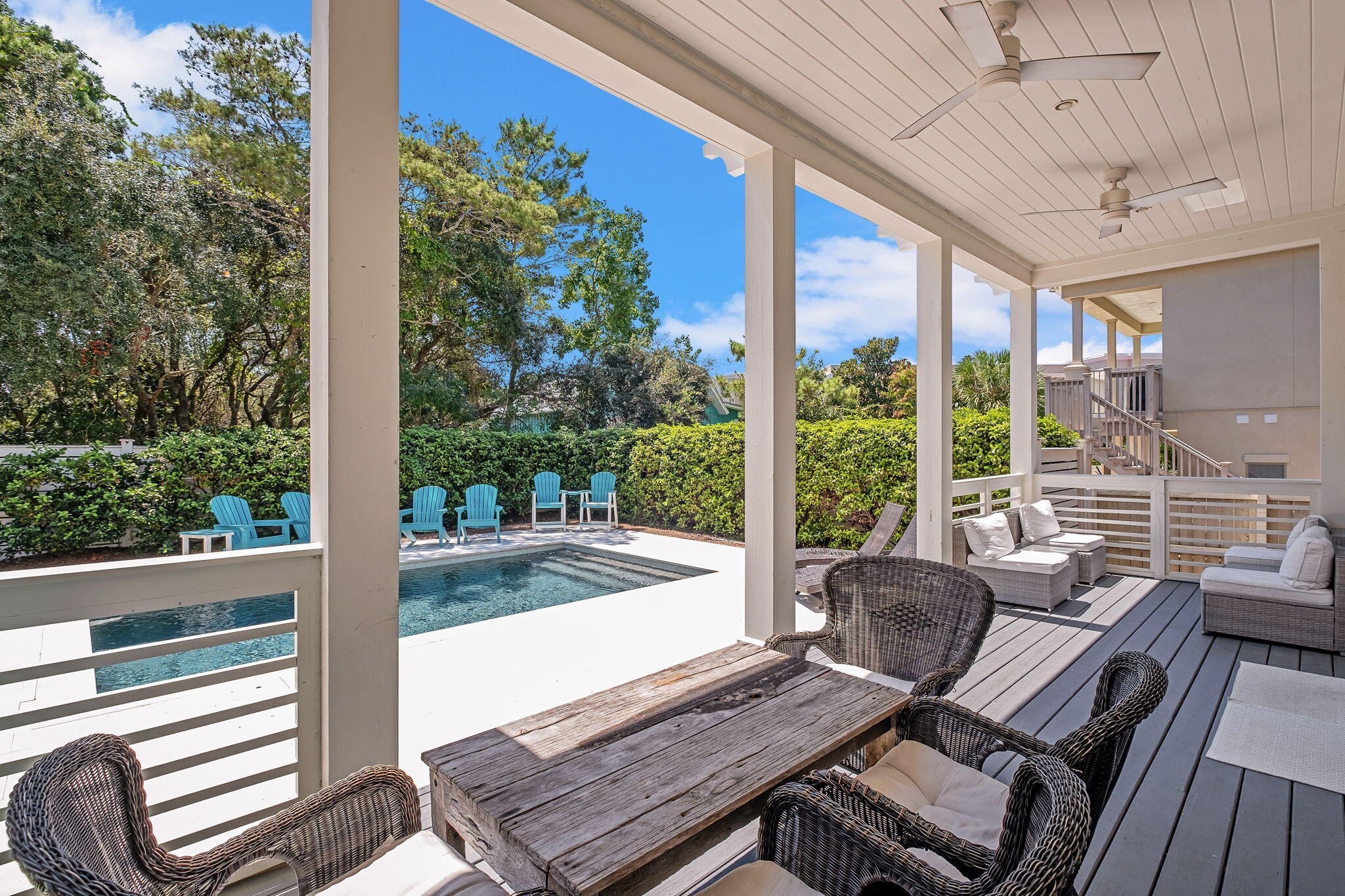 45 Mary Street Santa Rosa Beach, FL 32459 - Photo 45 of 46 a view of a patio with wooden floor
