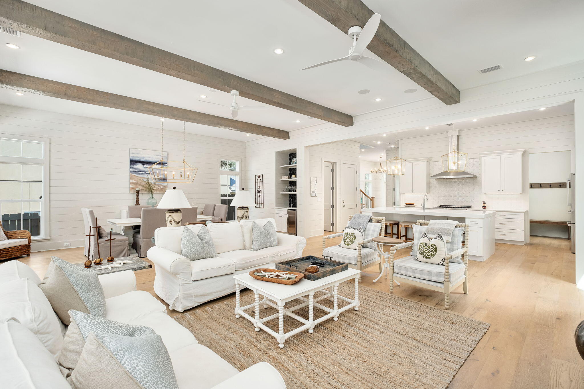 45 Mary Street Santa Rosa Beach, FL 32459 - Photo 6 of 46 a living room with furniture a table and chairs