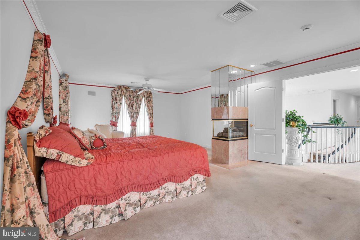 735 Hartford Road Moorestown, NJ 08057 - Photo 26 of 36 Primary Suite w Gas Fireplace, 2nd Floor