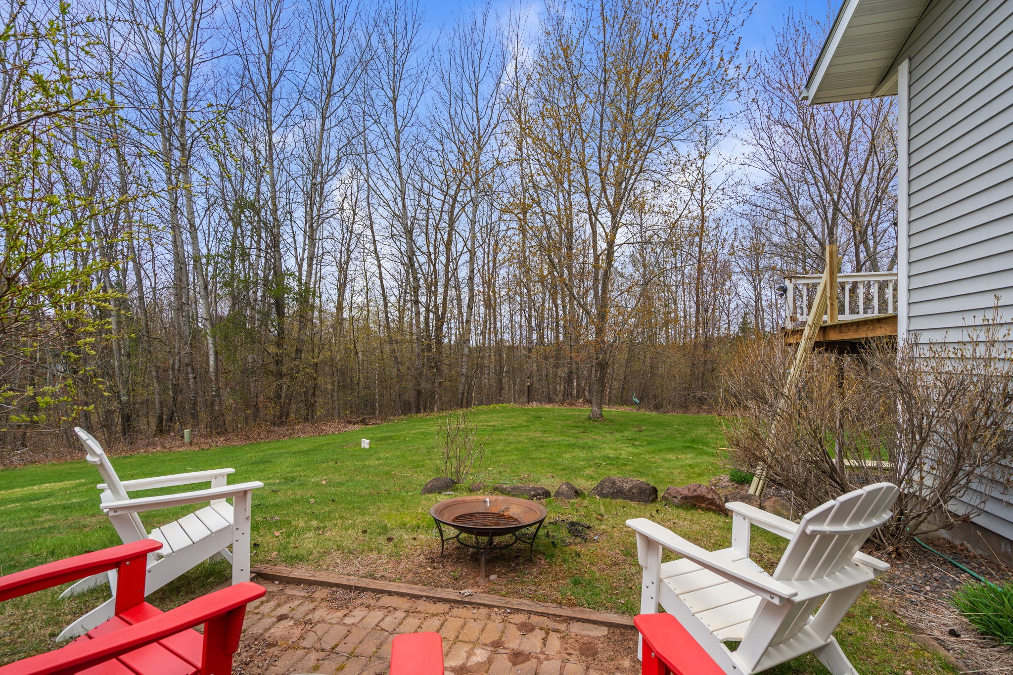10547 Grandview Lane Hayward, WI 54843 - Photo 36 of 40 Amazing privacy with beautiful trees surrounding the backyard.