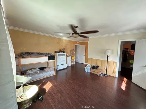 a view of a bathroom from a hallway