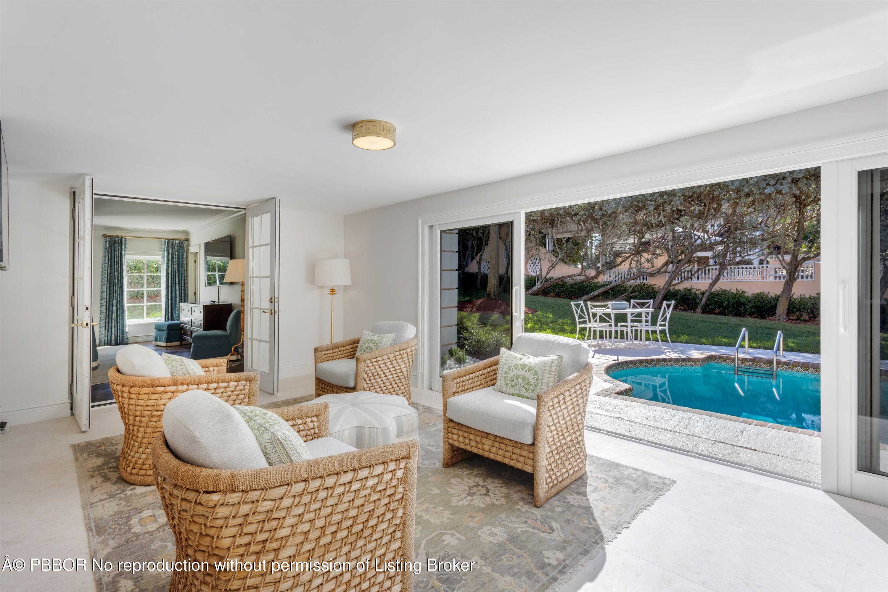 124 Woodbridge Road Palm Beach, FL 33480 - Photo 21 of 44 SUNROOM_RIGHT_EB