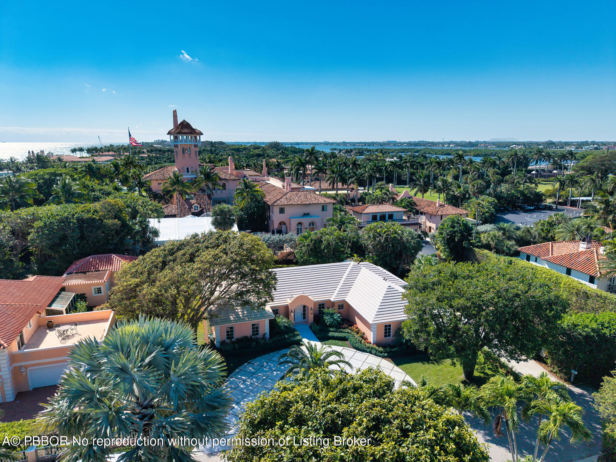 124 Woodbridge Road Palm Beach, FL 33480 - Photo 35 of 44 124 Woodbridge Aerial7