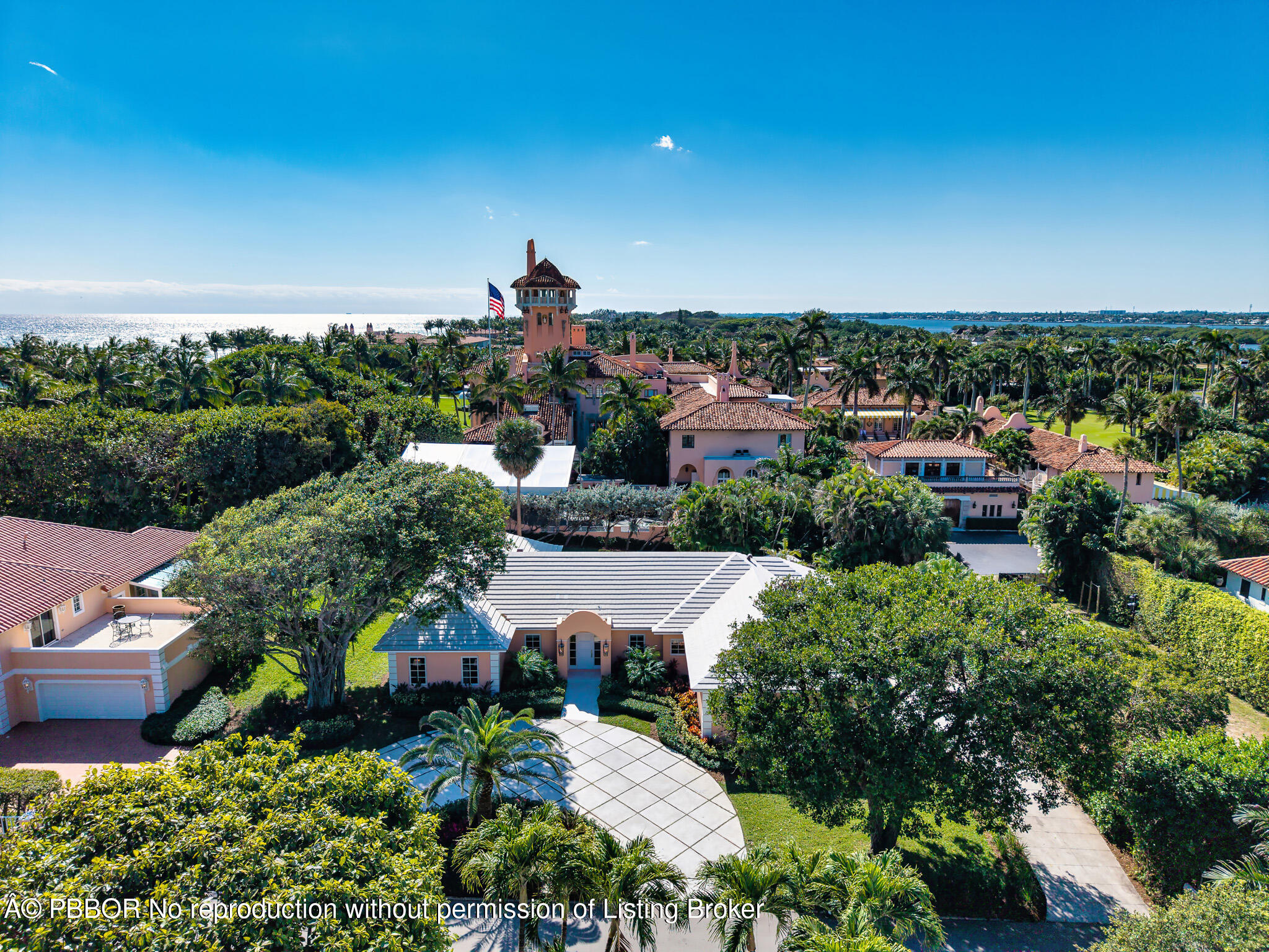 124 Woodbridge Road Palm Beach, FL 33480 - Photo 36 of 44 124 Woodbridge Aerial15