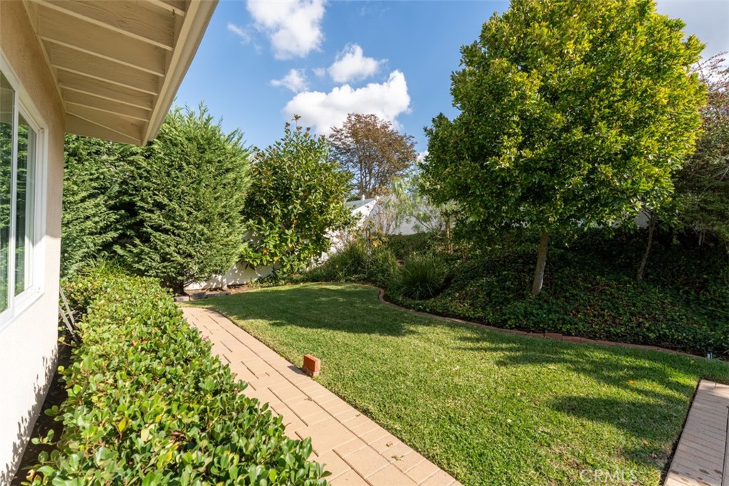 19512 Sierra Mia Road Irvine, CA 92603 - Photo 36 of 46 a view of a backyard