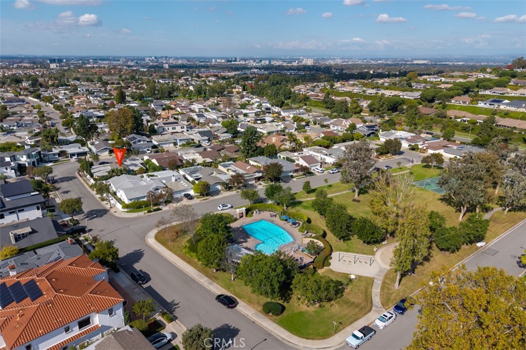 19512 Sierra Mia Road Irvine, CA 92603 - Photo 43 of 46 an aerial view of residential houses with outdoor space