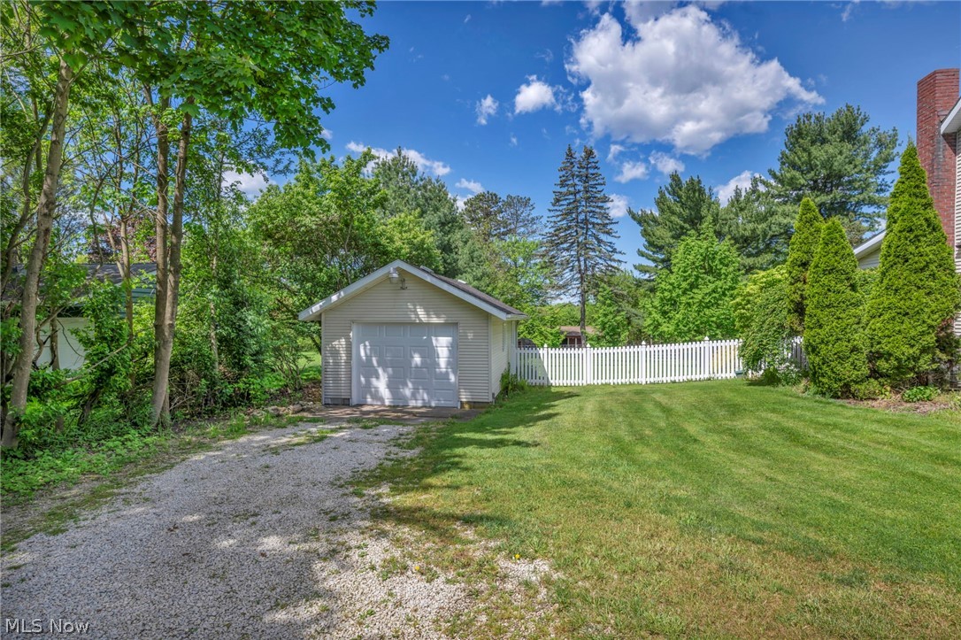 6144 Ridge Road Wadsworth, OH 44281 - Photo 6 of 48 View of yard featuring an outdoor structure and a garage