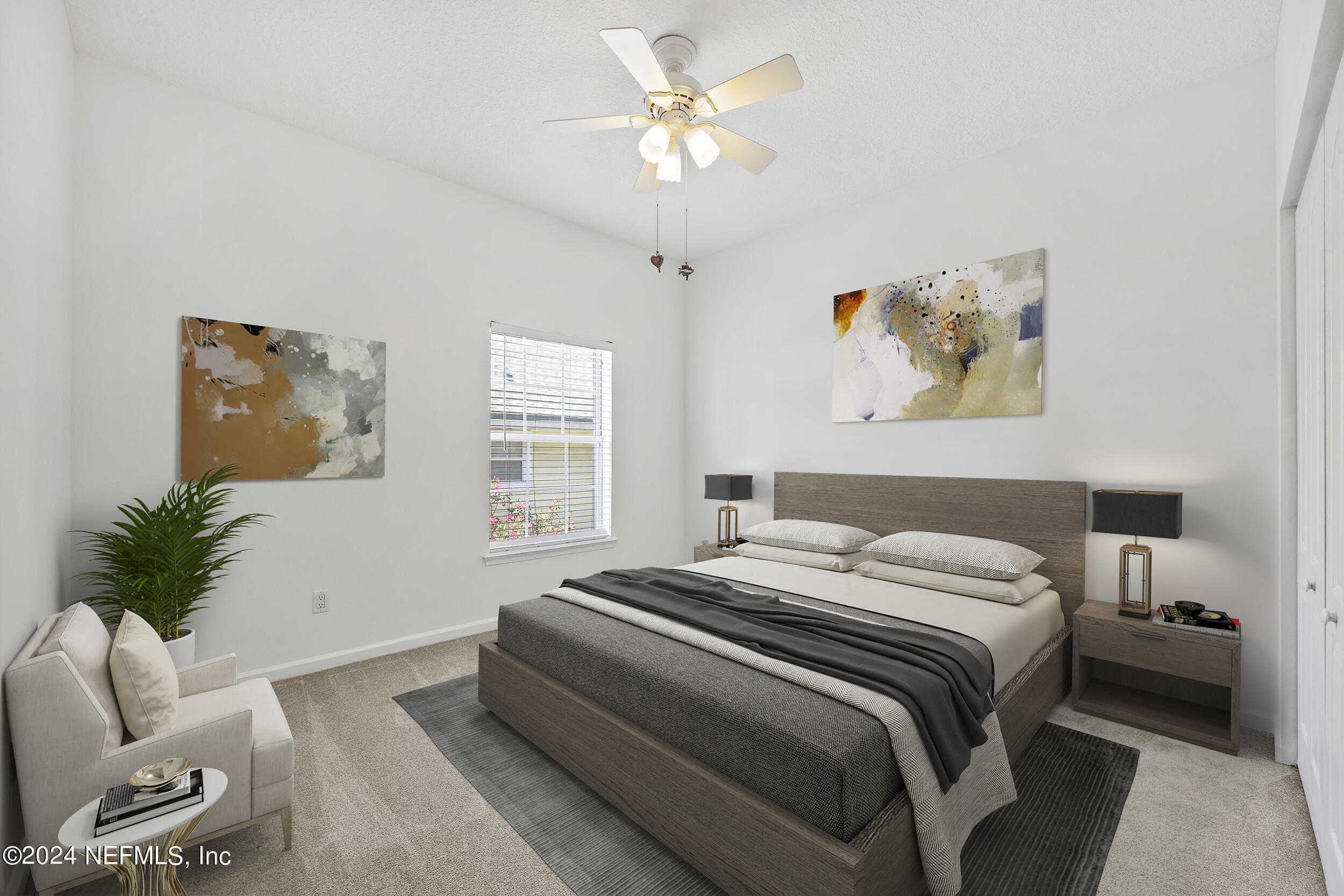 303 First Street Atlantic Beach, FL 32233 - Photo 23 of 40 Guest bedroom (virtually staged)