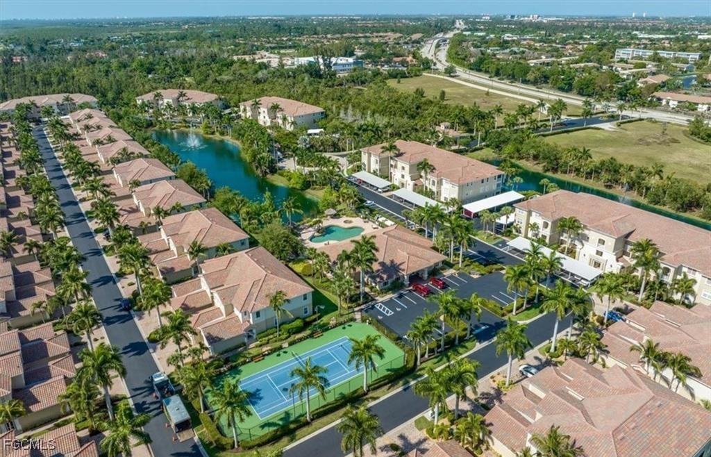 14951 Reflection Key Circle, Unit 536 Fort Myers, FL 33907 - Photo 36 of 36 an aerial view of city parking and river