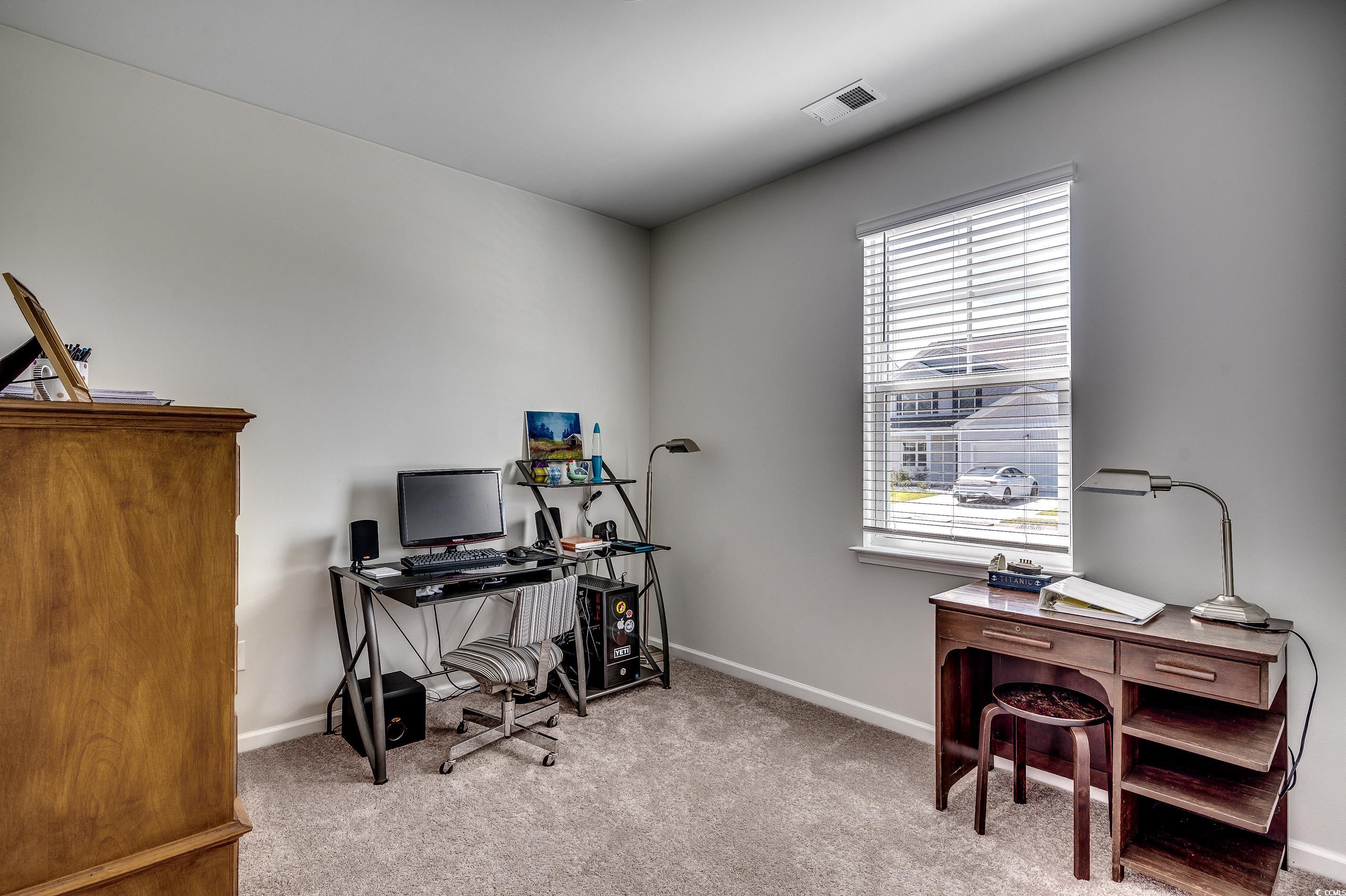 2924 Skylar Drive Myrtle Beach, SC 29577 - Photo 17 of 30 Office area featuring carpet and baseboards