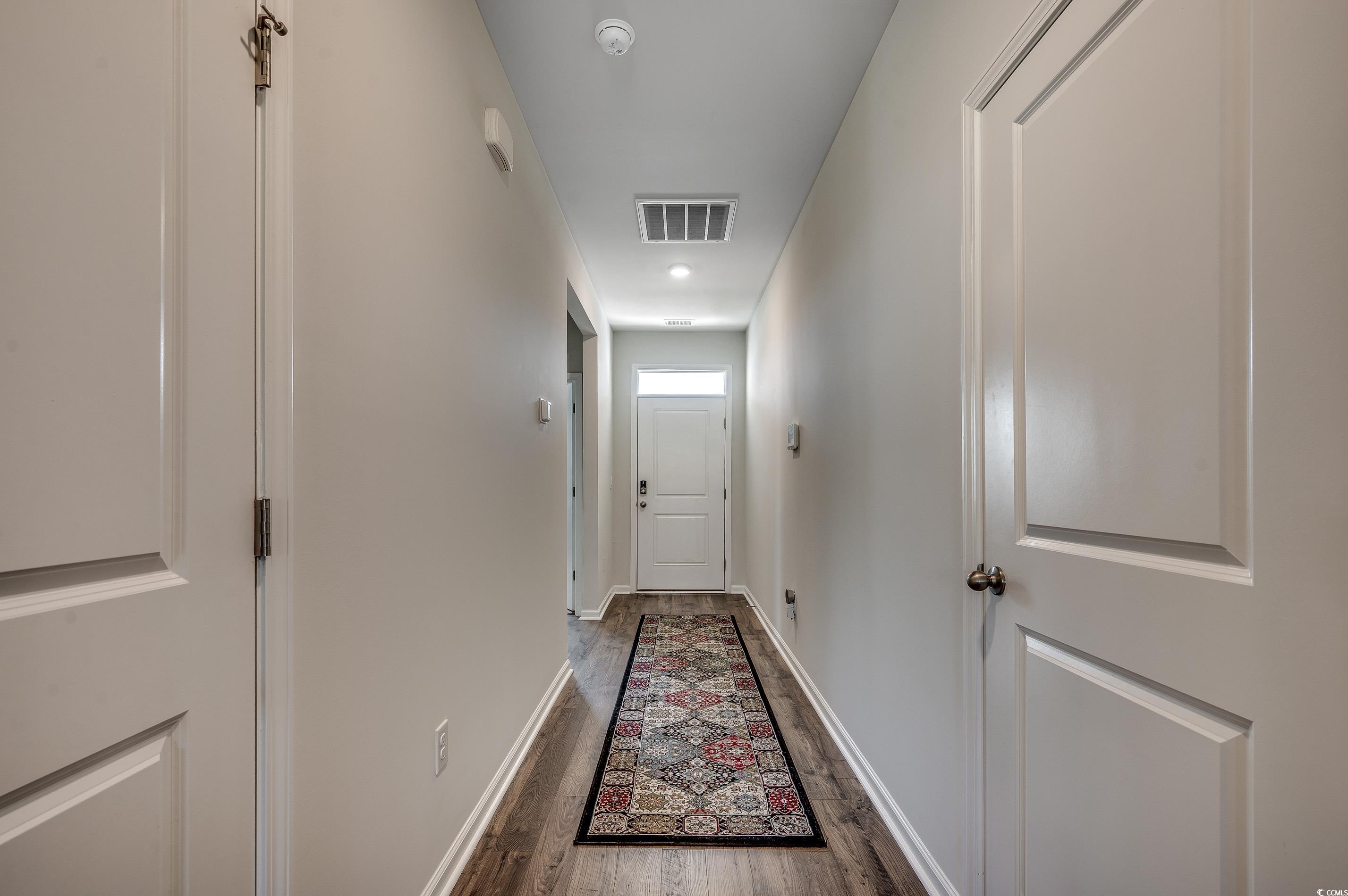 2924 Skylar Drive Myrtle Beach, SC 29577 - Photo 20 of 30 Hallway featuring wood finished floors and recessed lighting