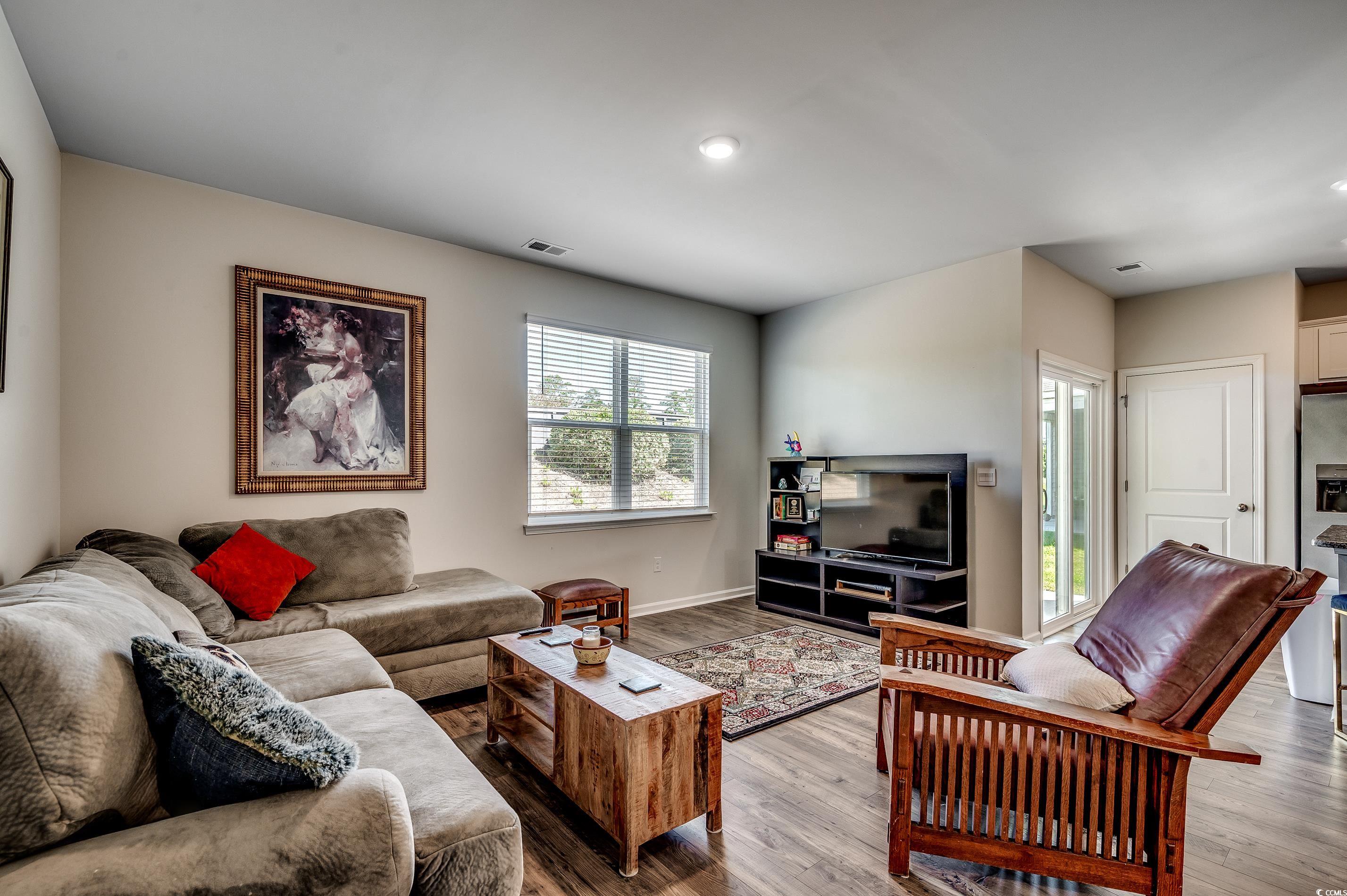 2924 Skylar Drive Myrtle Beach, SC 29577 - Photo 9 of 30 Living room featuring wood finished floors and recessed lighting