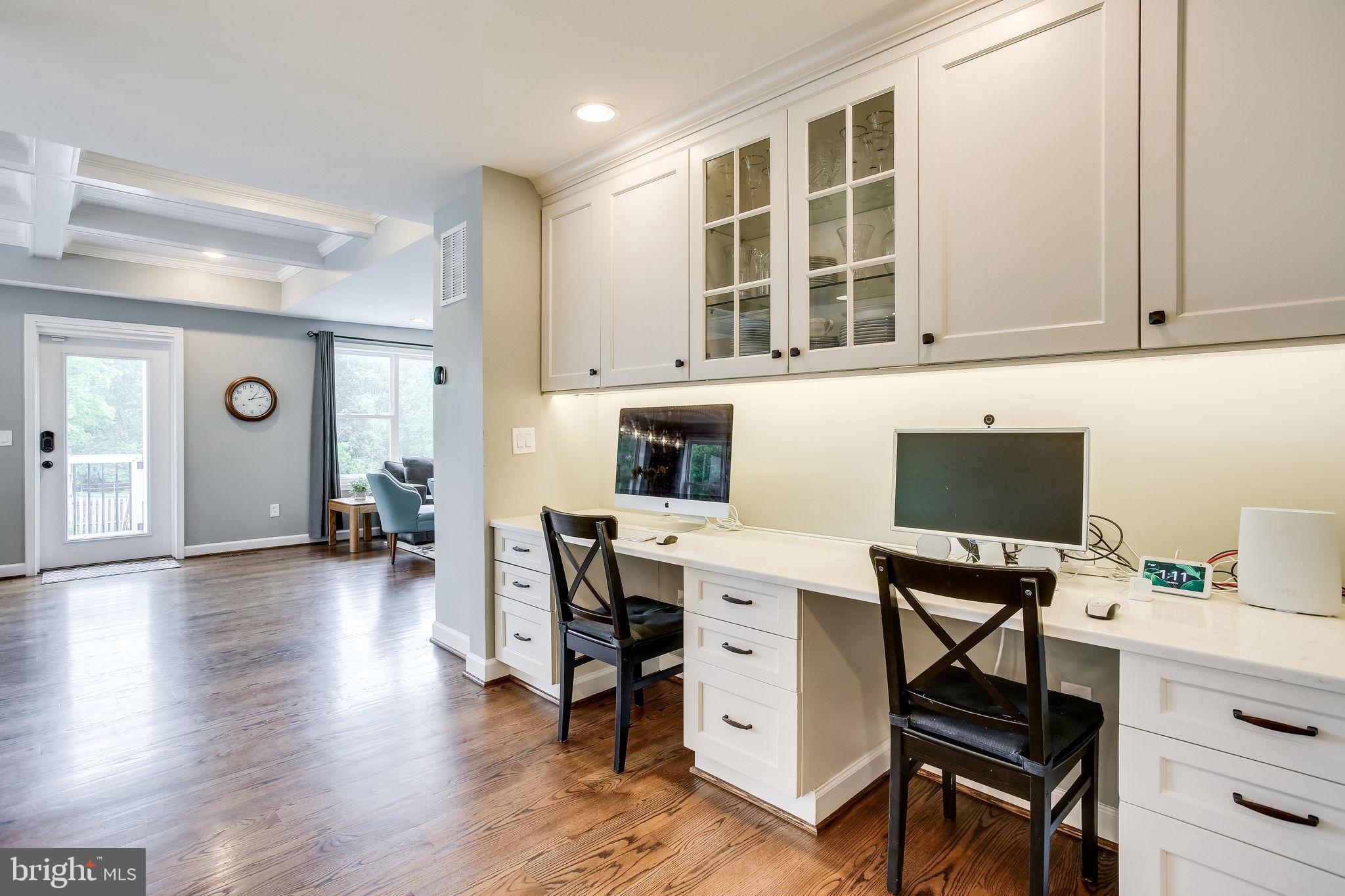 1211 Bishopsgate Way Reston, VA 20194 - Photo 16 of 56 Workstation with built in charging area in cabinet