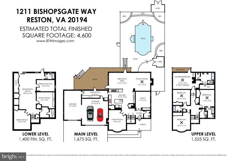 1211 Bishopsgate Way Reston, VA 20194 - Photo 56 of 56 Floor plan