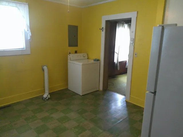 a view of a bathroom with a sink
