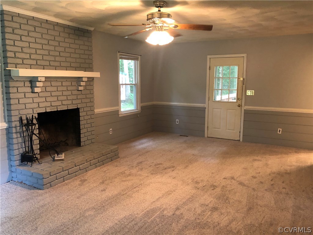 10332 Spring Run Road Chesterfield, VA 23832 - Photo 6 of 18 a view of empty room with a fireplace