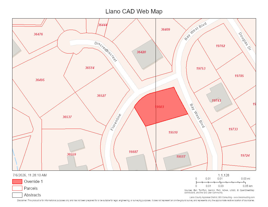 Visualize property boundaries and surrounding streets with this detailed plat map.