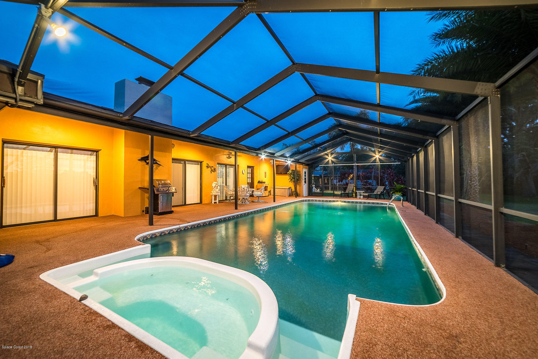 1401 Meadowbrook Road Northeast Palm Bay, FL 32905 - Photo 43 of 46 a view of a swimming pool
