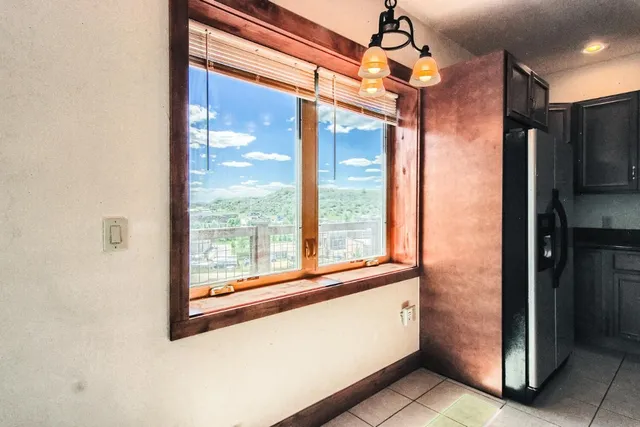 a very nice looking room with a large window