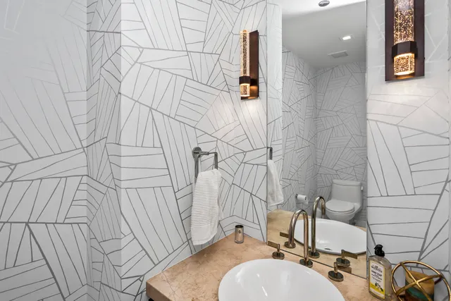 a room with storage and utility