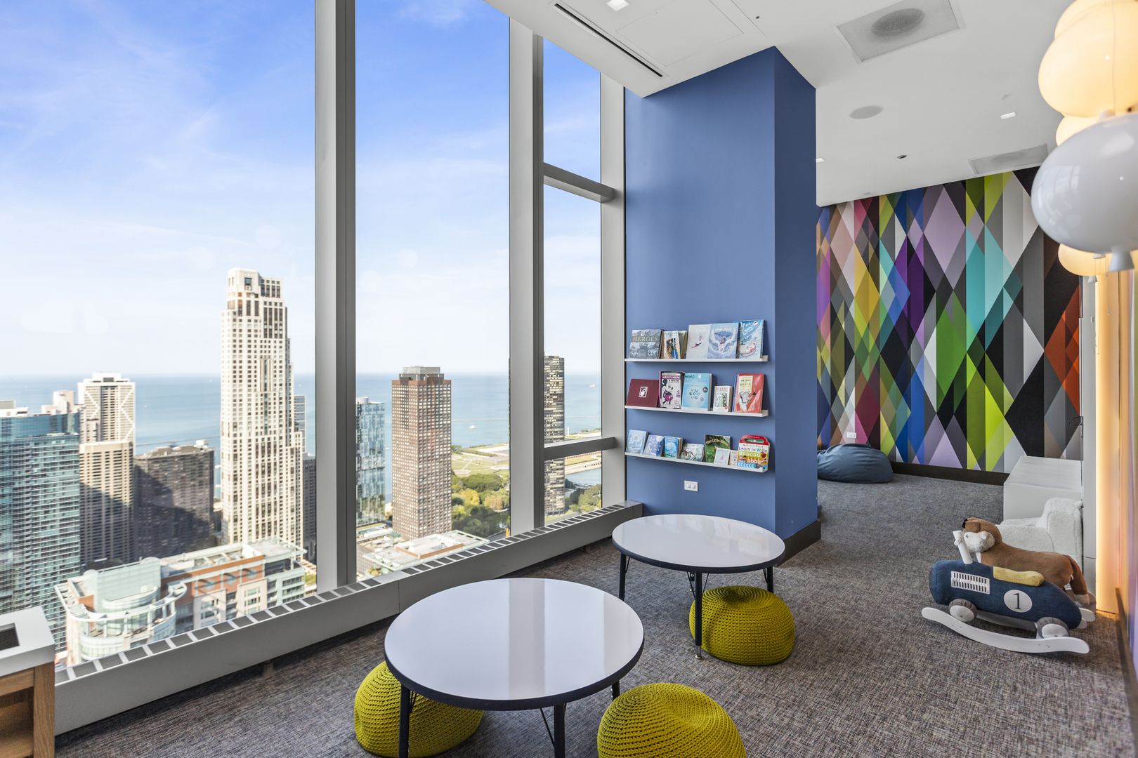 363 East Wacker Drive, Unit 2503 Chicago, IL 60601 - Photo 47 of 52 a room with furniture and a painting on the wall
