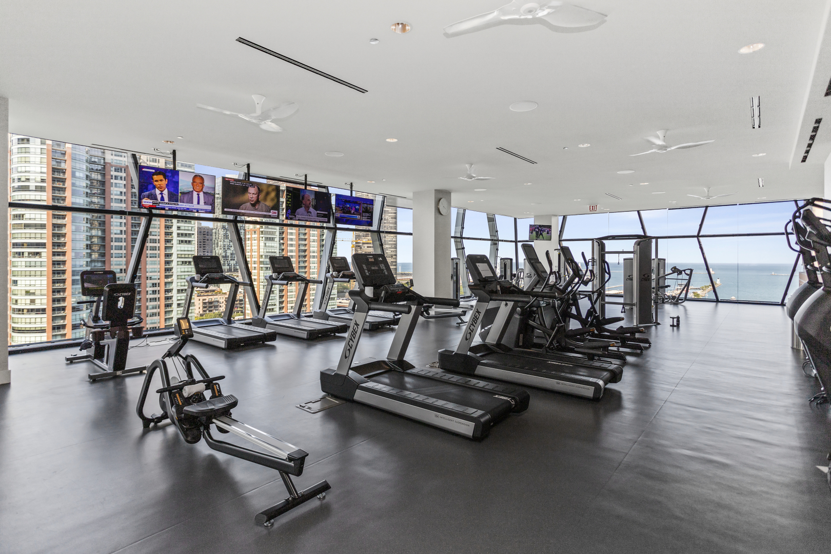 363 East Wacker Drive, Unit 2503 Chicago, IL 60601 - Photo 52 of 52 a view of a room with gym equipment