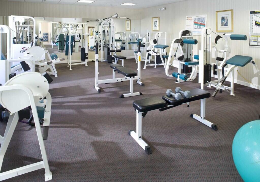 13 North Ridge Road Mashpee, MA 02649 - Photo 37 of 42 a view of a room with gym equipment