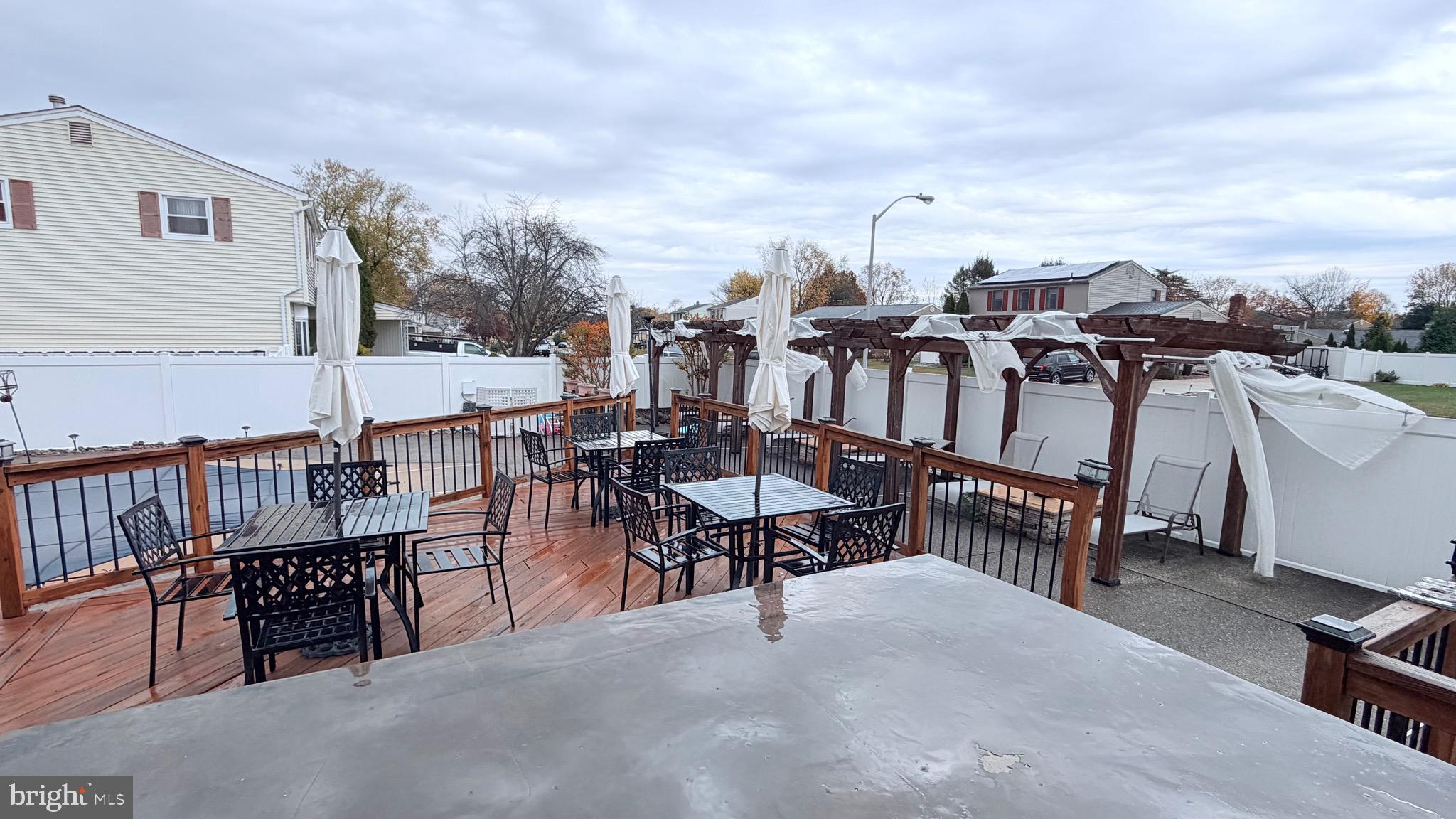 9 East Kennedy Drive Clementon, NJ 08021 - Photo 40 of 60 a view of a roof deck with furniture