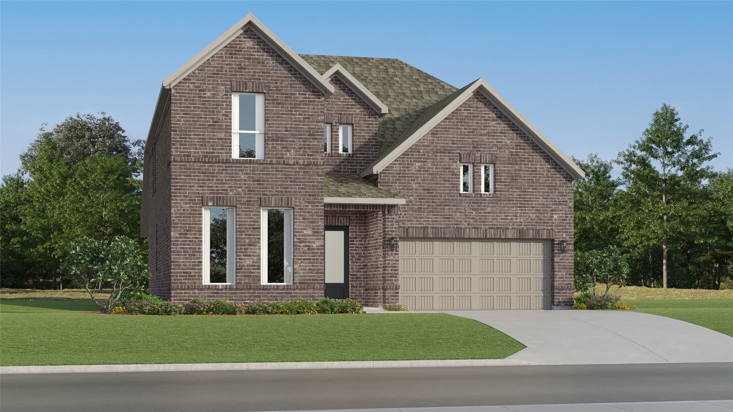 2704 Grove Crest Drive Rosenberg, TX 77469 - Photo 1 of 29 a front view of a house with a garden