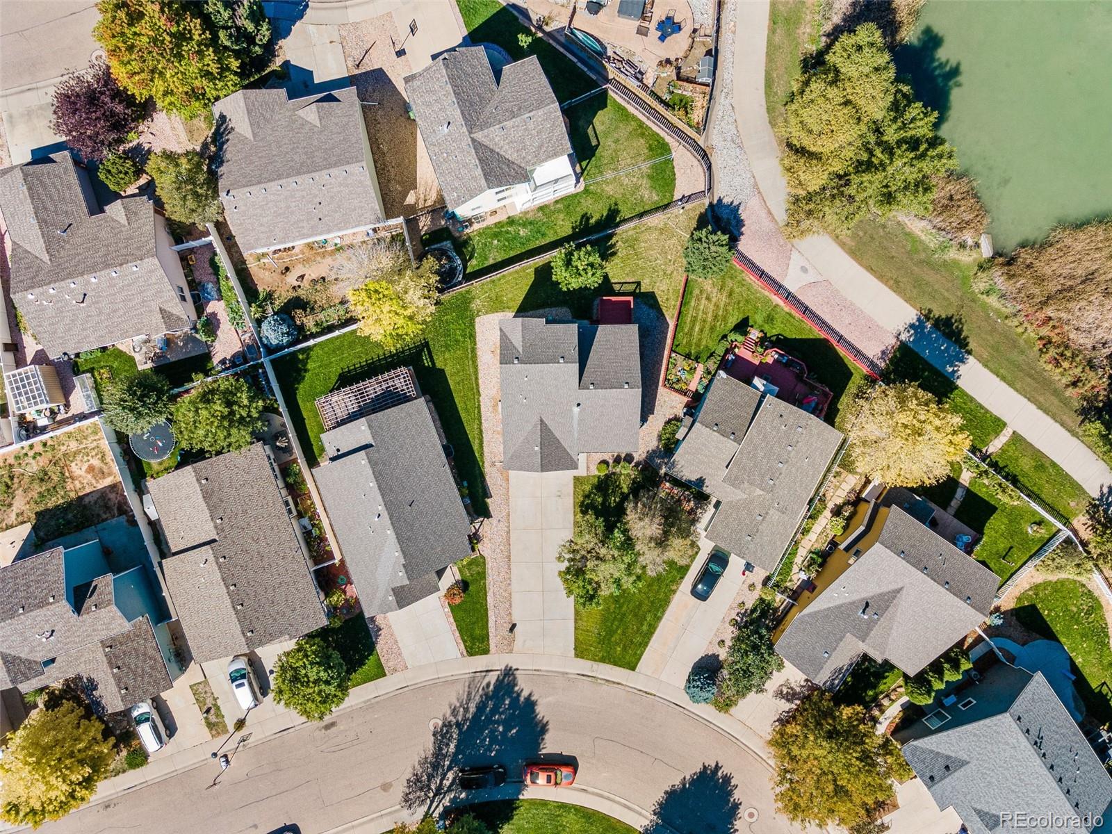 400 Sorrel Drive Windsor, CO 80550 - Photo 35 of 37 an aerial view of a house with a yard