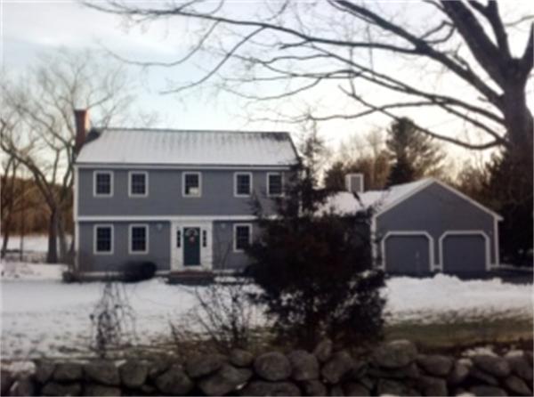 378 Burroughs Road Boxborough, MA 01719 - Photo 3 of 15 a front view of a house with a yard