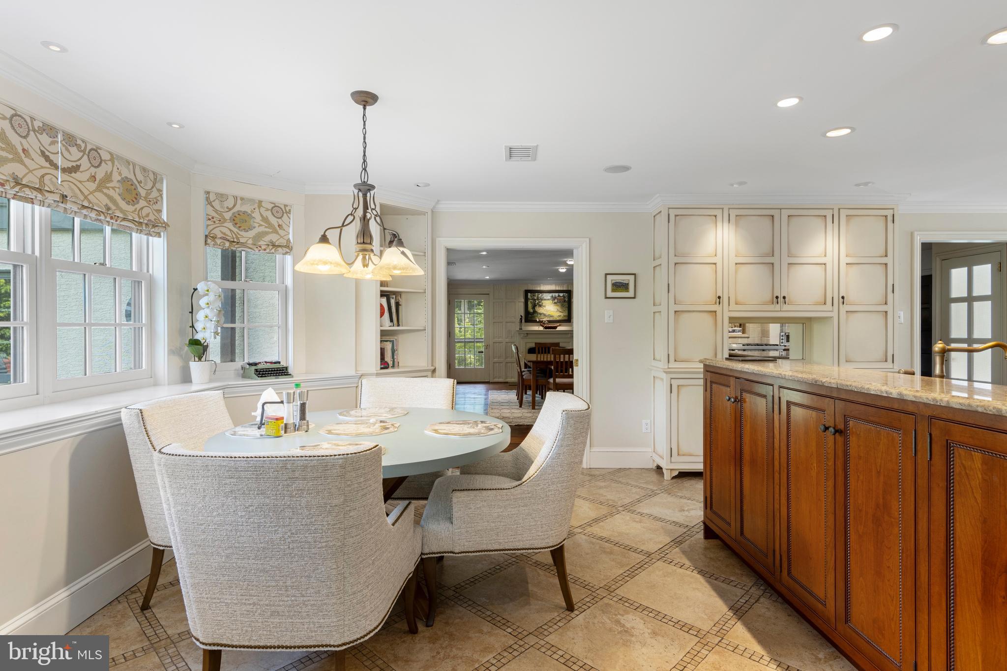 321 Airdale Road Bryn Mawr, PA 19010 - Photo 14 of 50 Breakfast Room view towards Dining Room