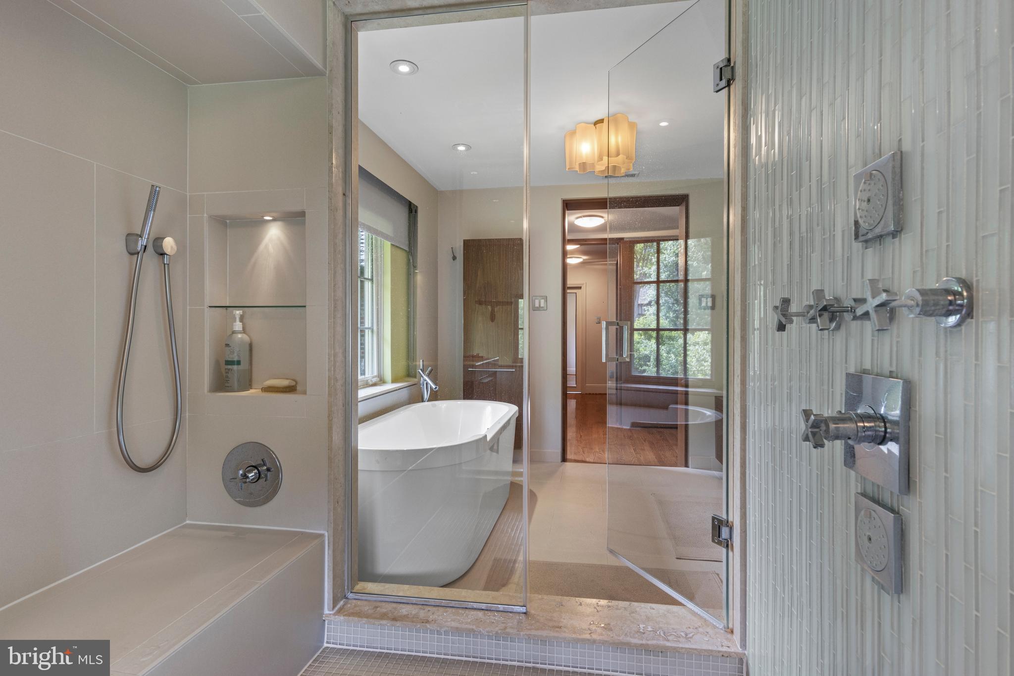 321 Airdale Road Bryn Mawr, PA 19010 - Photo 32 of 50 Primary Bathroom - walk thru glass shower