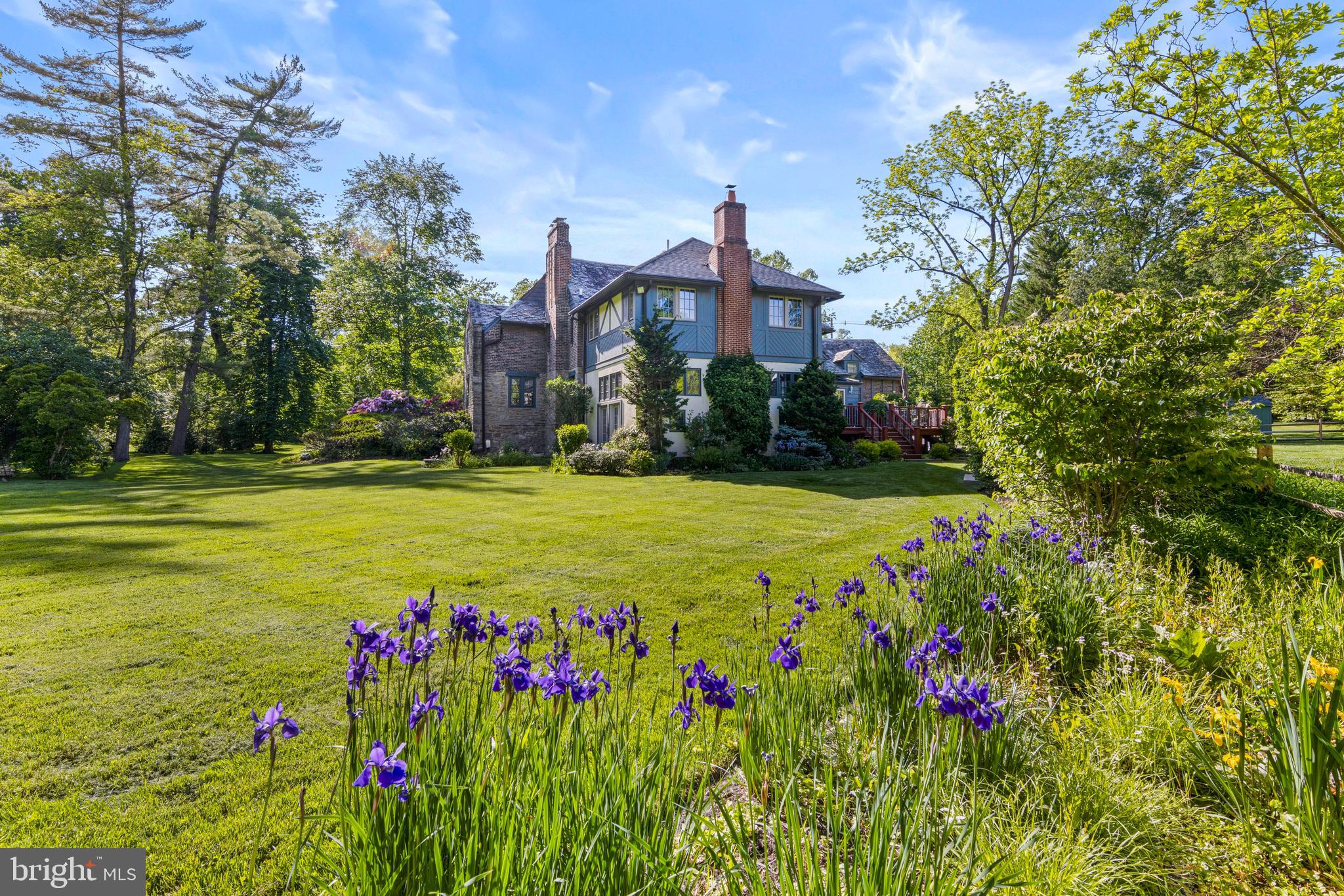 321 Airdale Road Bryn Mawr, PA 19010 - Photo 45 of 50 Exterior lush gardens throughout