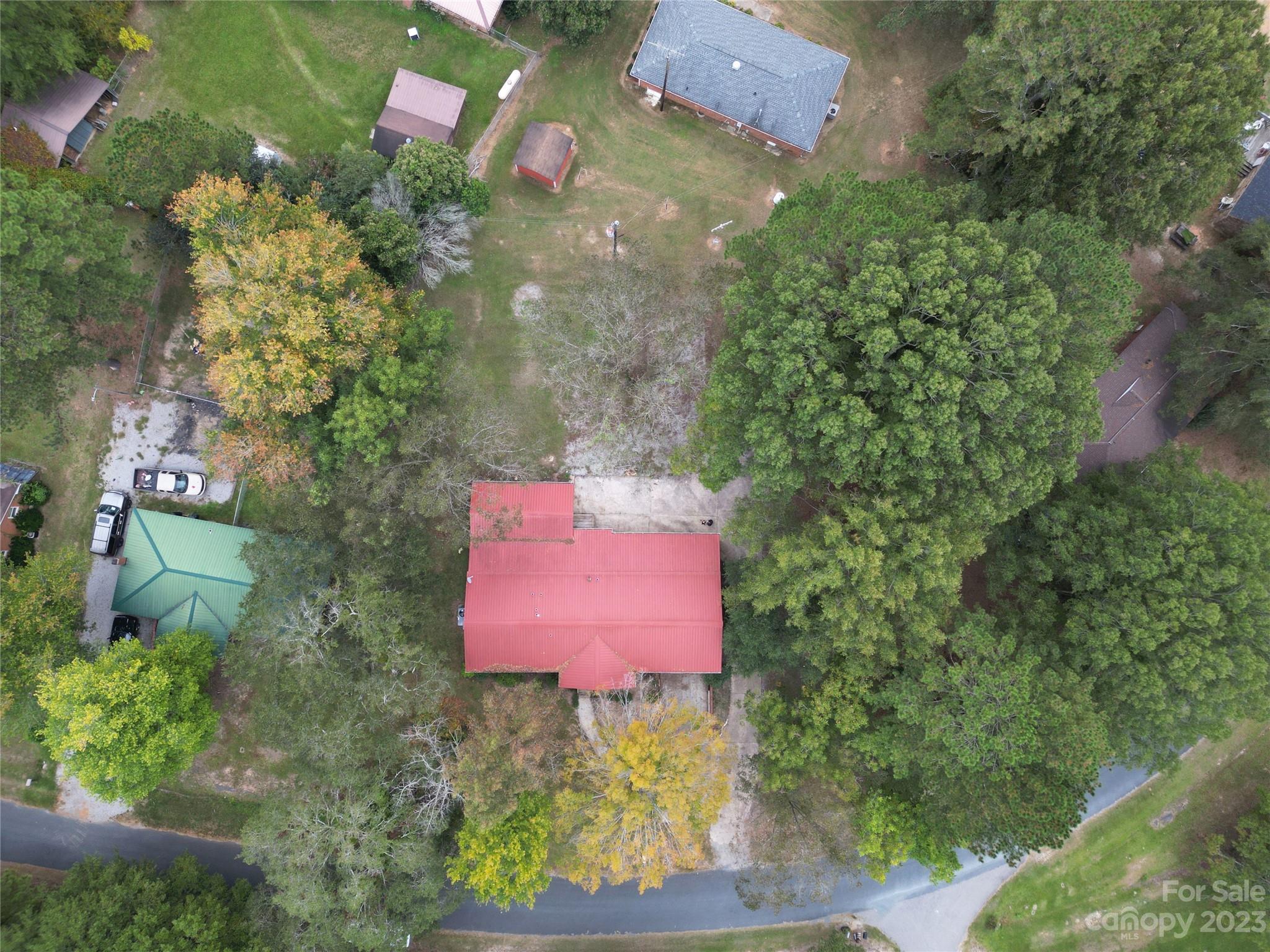 144 Allen Pond Road Wadesboro, NC 28170 - Photo 40 of 40 an aerial view of a house