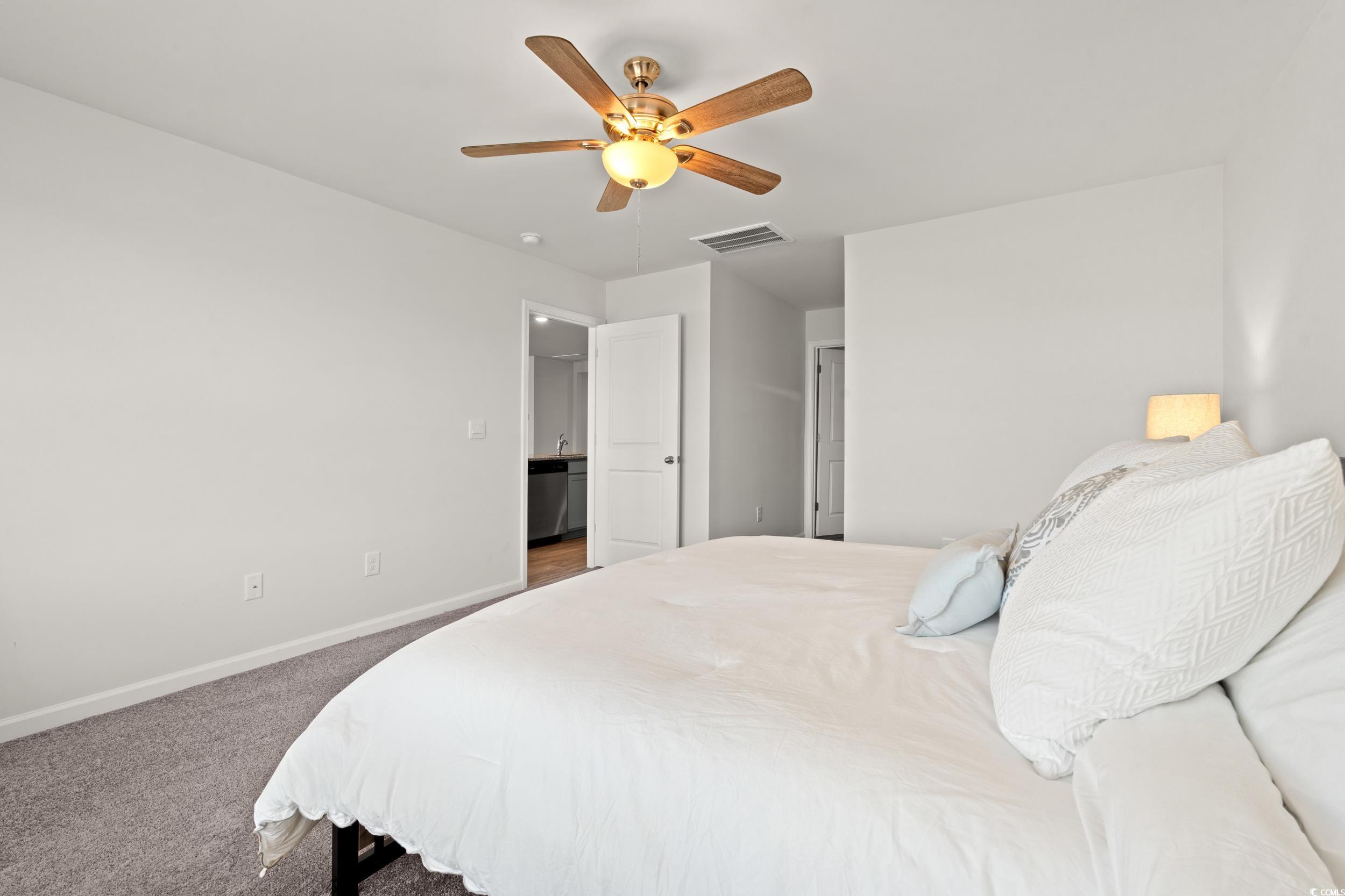 514 Strawberry Field Way Galivants Ferry, SC 29544 - Photo 10 of 37 Bedroom featuring carpet flooring and ceiling fan