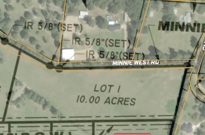 Lot 1 Minnie West Road Hull, TX 77564 - Photo 3 of 16 a close up of a wall