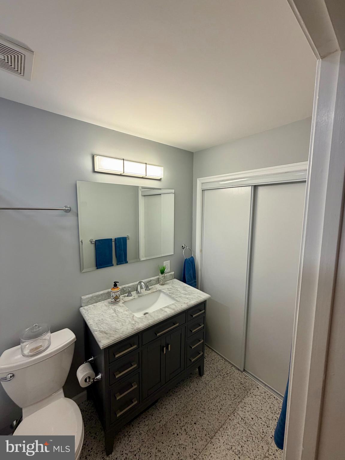 100 North 22nd Street, Unit 106 Philadelphia, PA 19103 - Photo 19 of 26 a bathroom with a sink toilet and vanity